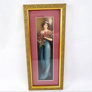 Vintage Miniature Framed Print Gallery Graphics USA